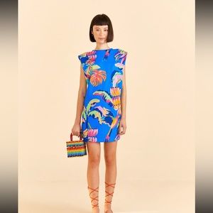 FARM RIO Jungle Print Mini dress